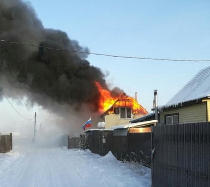 Перебой с электричеством в Липовом острове обернулся пожаром