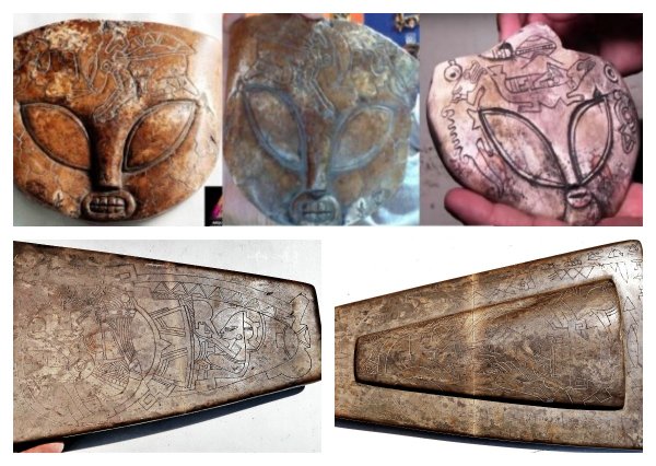 Артефакты древних ацтекских племен Мексики показали внешний вид пришельцев-амфибий