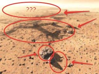 Пришелец-хамелеон «спалился»! Тень на Марсе выдала присутствие невидимого существа